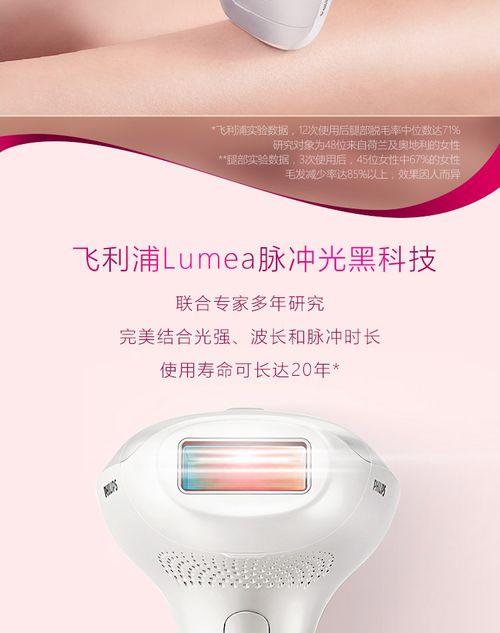 飞利浦Lumea SC1995强脉冲光脱毛仪 家用脱毛新革命
